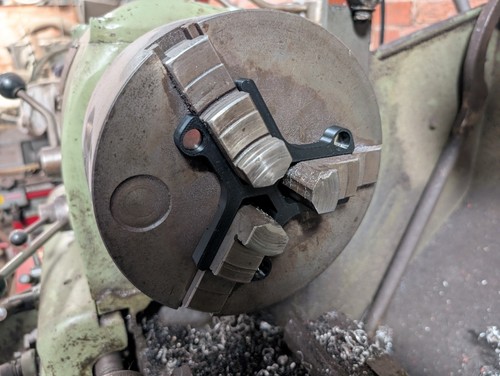 Lathe chuck spider - chuck,