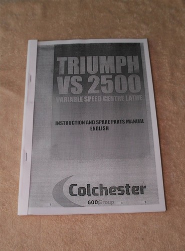 Colchester triumph vs2500 - triumph,