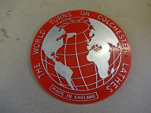 Colchester lathe badge the - badge, 'the