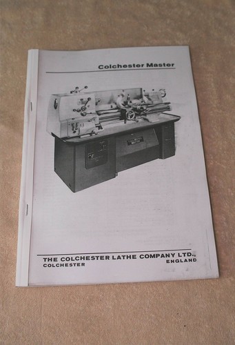 Colchester master lathe - colchester, mk